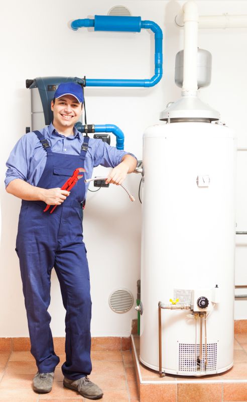 Installing Water Heater Components